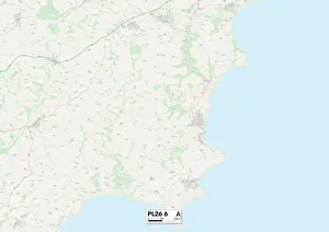 Cliff Road Gallery: Cornwall PL26 6 Map