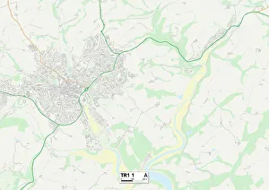 Manor Gardens Gallery: Cornwall TR1 1 Map