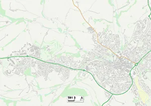 Avondale Road Gallery: Cornwall TR1 3 Map