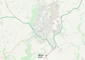 Grange Road Gallery: Cornwall TR13 8 Map