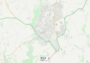 The Drive Gallery: Cornwall TR13 8 Map