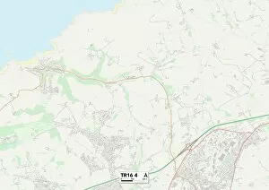 Coronation Road Gallery: Cornwall TR16 4 Map