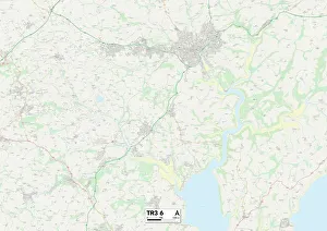 Smithy Lane Gallery: Cornwall TR3 6 Map