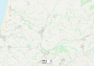 Highfield Avenue Gallery: Cornwall TR9 6 Map