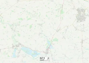 West Way Gallery: Cotswold GL7 3 Map