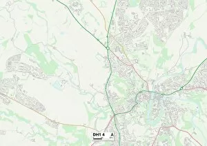County Durham DH1 4 Map