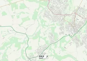 County Durham DH8 8 Map