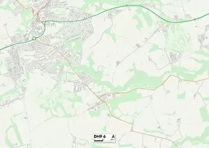 County Durham DH9 6 Map