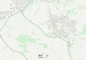 Pearl Street Gallery: County Durham DL4 1 Map