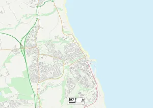 Edward Street Gallery: County Durham SR7 7 Map