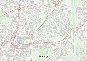 Ash Road Gallery: Crawley RH10 1 Map
