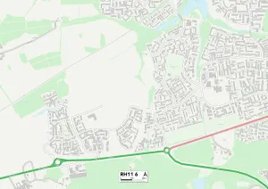 Somerset Road Gallery: Crawley RH11 6 Map