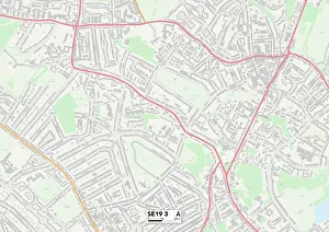 The Lawns Gallery: Croydon SE19 3 Map