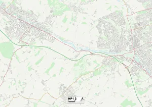 The Lawns Gallery: Dacorum HP1 2 Map