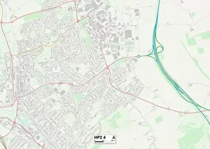 Longlands Gallery: Dacorum HP2 4 Map