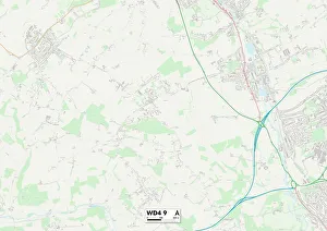 Alexandra Road Gallery: Dacorum WD4 9 Map