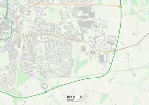 Belgrave Street Collection: Darlington DL1 4 Map