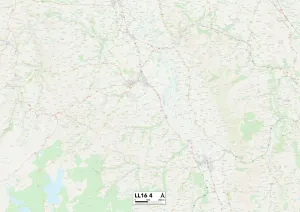 Denbighshire LL16 4 Map Denbighshire LL16 4 Map