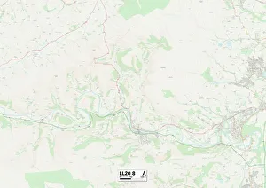 Postcode Sector Map of Denbighshire LL20 8 Denbighshire LL20 8 Map
