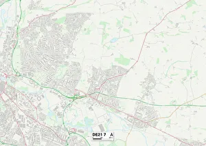Hillside Crescent Gallery: Derby DE21 7 Map