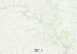 Greengate Lane Gallery: Derbyshire Dales DE45 1 Map