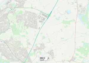 Woodfield Road Gallery: Doncaster DN3 3 Map