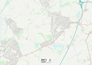 Monks Close Gallery: Doncaster DN7 4 Map