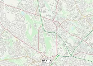 Dudley DY1 4 Map