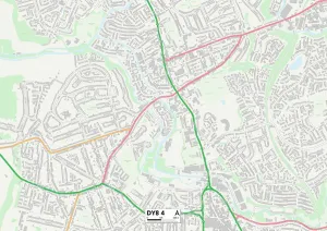 Greenway Gallery: Dudley DY8 4 Map