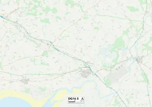 Dumfriesshire DG16 5 Map Dumfriesshire DG16 5 Map