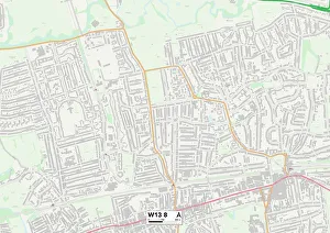 College Road Gallery: Ealing W13 8 Map