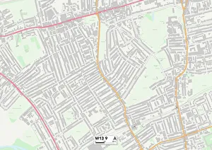 Somerset Road Gallery: Ealing W13 9 Map