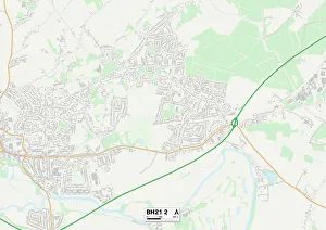 The Common Gallery: East Dorset BH21 2 Map