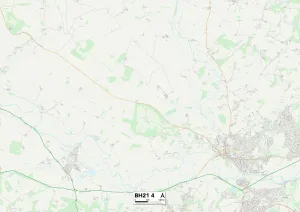 The Common Gallery: East Dorset BH21 4 Map