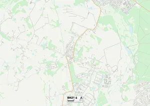 The Common Gallery: East Dorset BH21 6 Map