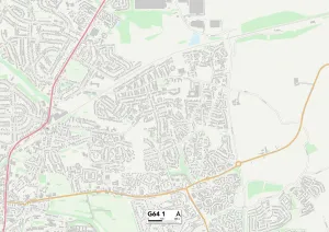 Greenhill Gallery: East Dunbartonshire G64 1 Map