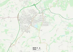 Fern Close Gallery: East Hampshire GU31 4 Map