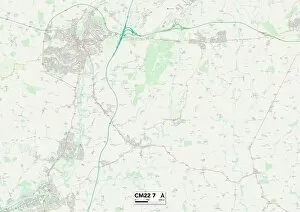 East Hertfordshire CM22 7 Map