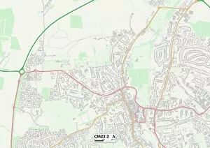 East Hertfordshire CM23 2 Map