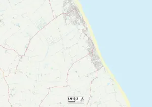 Lewis Avenue Gallery: East Lindsey LN12 2 Map