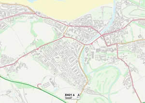 East Lothian Gallery: East Lothian EH21 6 Map