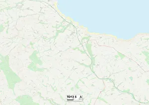 East Lothian Gallery: East Lothian TD13 5 Map