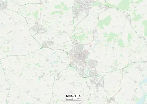 Manor Gardens Gallery: East Northamptonshire NN14 1 Map