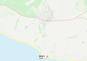 Seaford Road Gallery: Eastbourne BN20 0 Map