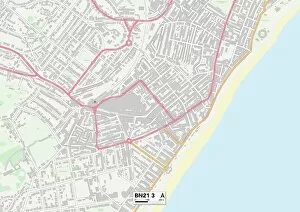 Elms Road Gallery: Eastbourne BN21 3 Map