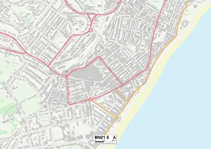 Elms Road Gallery: Eastbourne BN21 3 Map