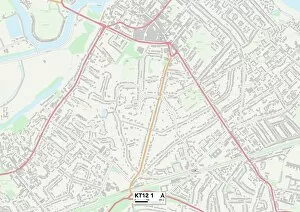 Elmbridge KT12 1 Map