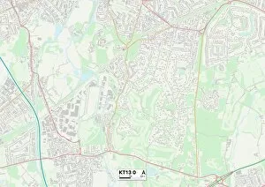 Queens Road Gallery: Elmbridge KT13 0 Map