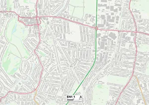 Seaford Road Gallery: Enfield EN1 1 Map