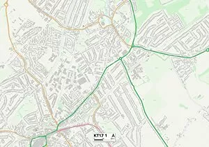 Epsom and Ewell KT17 1 Map